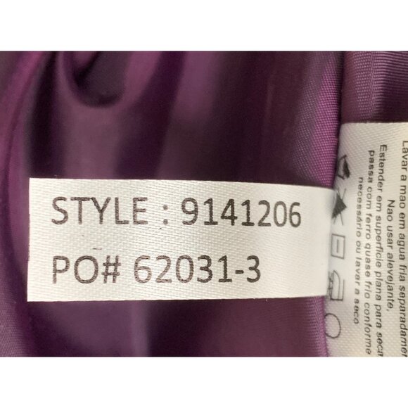 New Ignite Evenings Floral High-Low Organza Dress Cap Sleeve Size 14 8714 - Picture 8 of 8